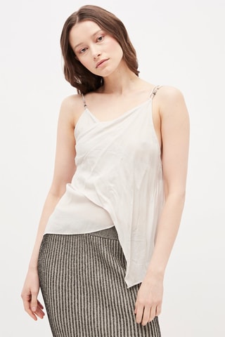 Asymmetrische Top Wit
