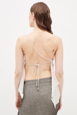 Asymmetrische Top Wit