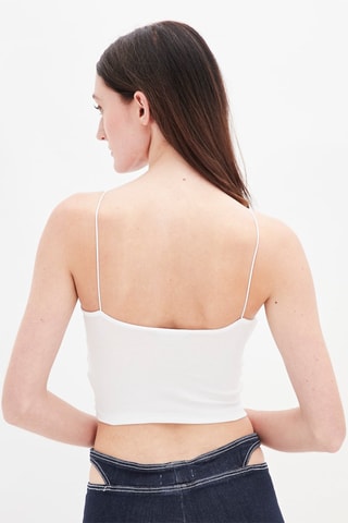 Crop top Wit