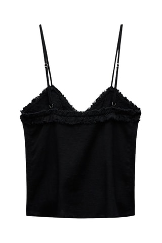 Crop Top - zwart