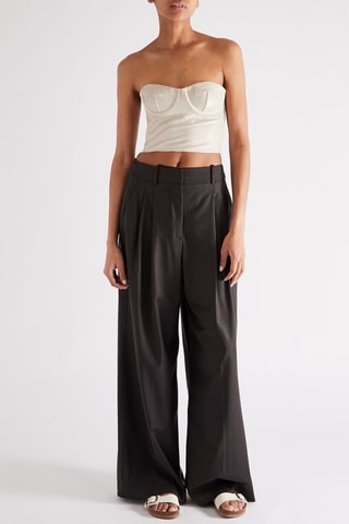 Stapless Top - Beige