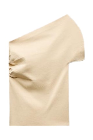 Asymmetrische Top - Beige