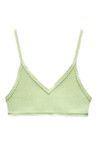 Crop Top - Lichtgroen