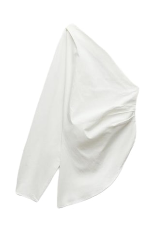 Asymmetrische Top Wit