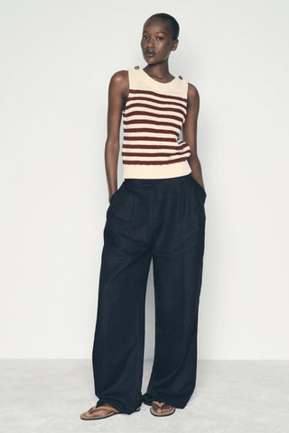 Top - Bordeauxrood en Wit