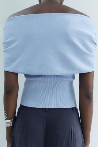 Crop top - Hemelsblauw