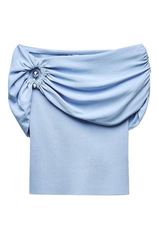 Crop top - Hemelsblauw