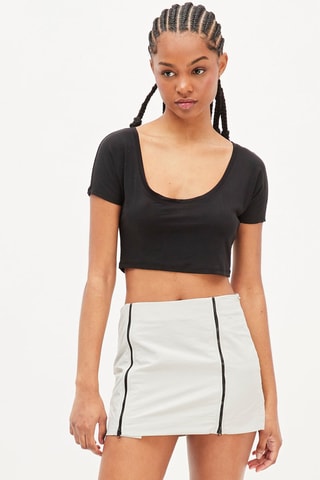 Crop Top Zwart