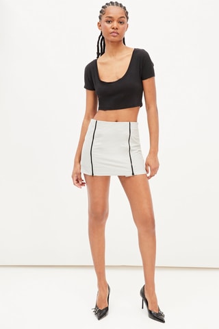 Crop Top Zwart