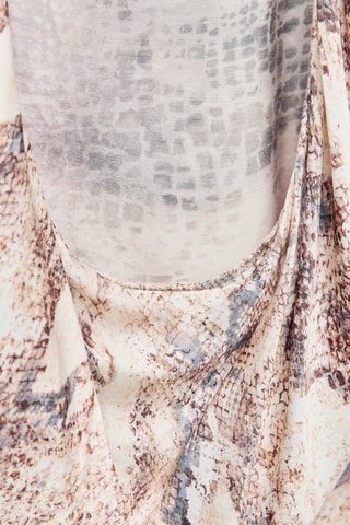 Mouwloze midi-jurk - Beige