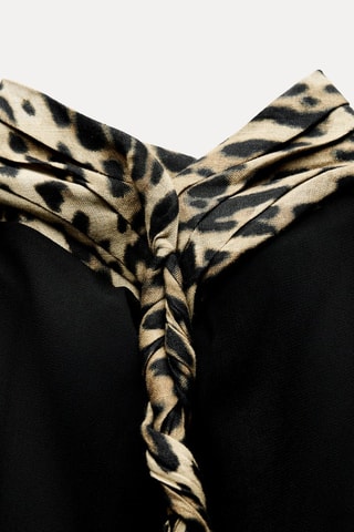 Mouwloze Korte Linnen Jurk - Beige