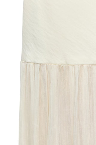 Gedrapeerde Jurk Ecru