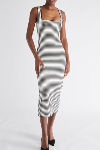 Nauwaansluitende Jurk - Wit