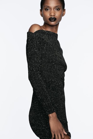 Nauwaansluitende Jurk - Zwart