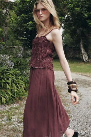 Jurk - Bordeauxrood