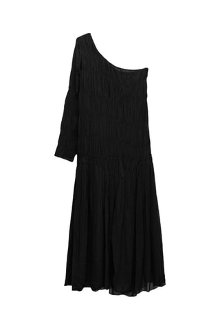 Asymmetrische jurk - Zwart