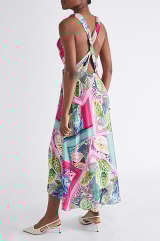 Wikkeljurk - Blauw en Fuchsia