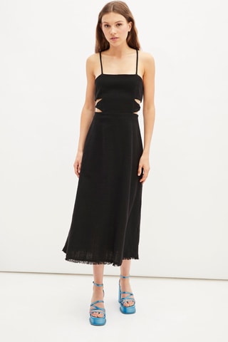Midi-jurk - Zwart