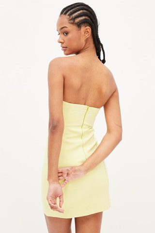 Strapless Jurk Lichtgroen