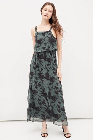 Lange Jurk Zwart en Grijs