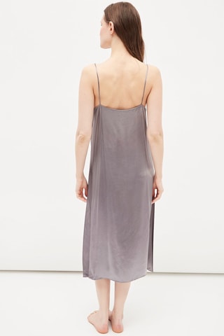 Lange Jurk Zilverkleurig