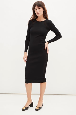 Midi-jurk - Zwart