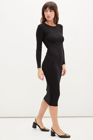 Midi-jurk - Zwart