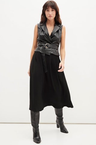 Midi-jurk - Zwart