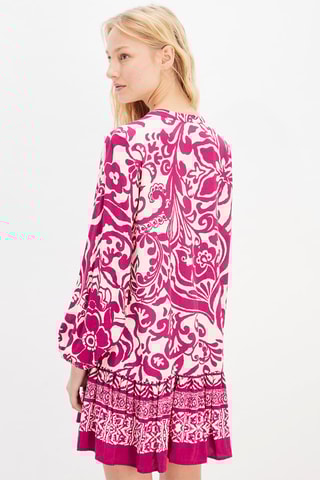 Jurk met Ruches - Roze