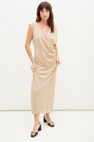 Lange Linnen Jurk - Beige