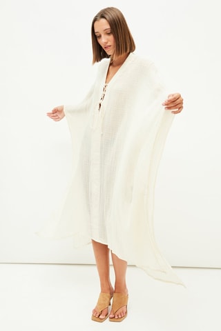 Linnen Kaftan - Wit