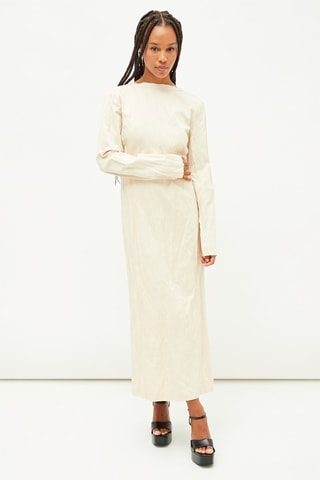 Lange Jurk - Ecru