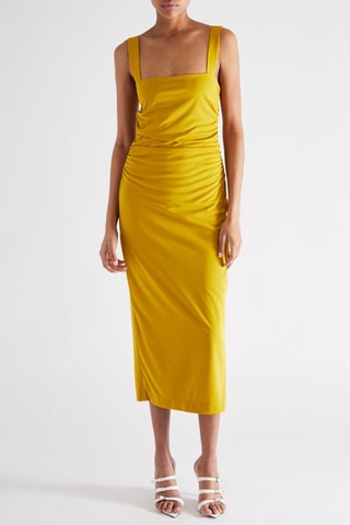 Midi-jurk - Geel