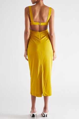 Midi-jurk - Geel