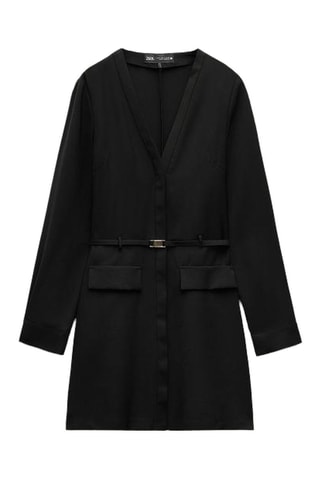 Trapezium Jurk - Zwart