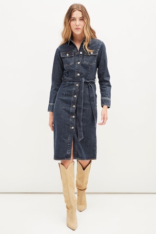 Spijkerjurk - Donkerblauw