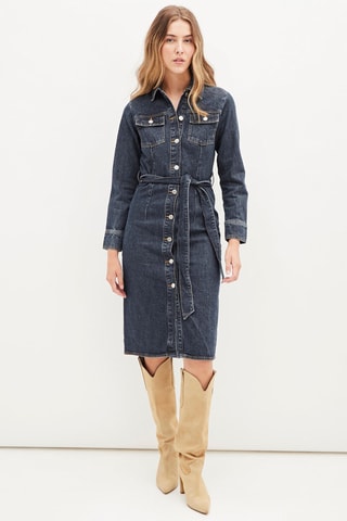 Spijkerjurk - Donkerblauw