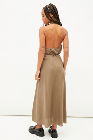 Midi-jurk - Kaki