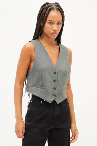 Mouwloze Colbert - Grijs