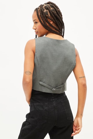 Mouwloze Colbert - Grijs