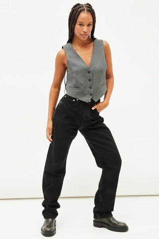 Mouwloze Colbert - Grijs