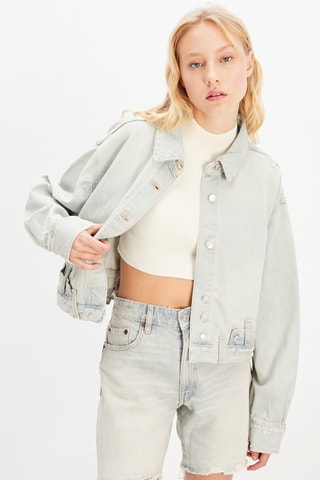 Spijkerjack - Lichtblauw