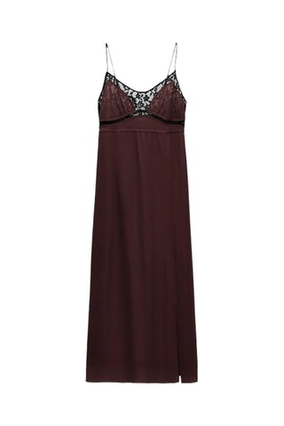 Slipdress - Bordeauxrood