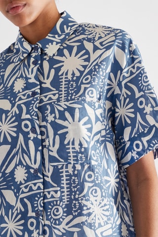 Blouse - Kobaltblauw