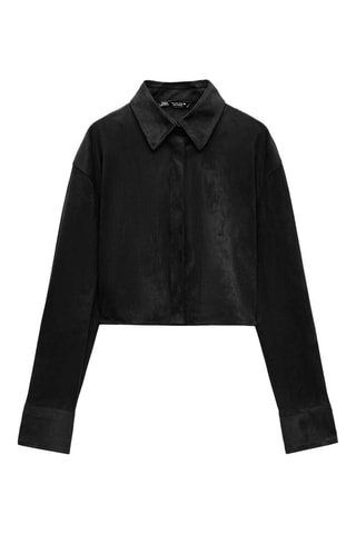 Korte Blouse - Zwart