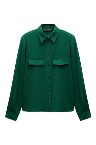 Blouse - Smaragdgroen