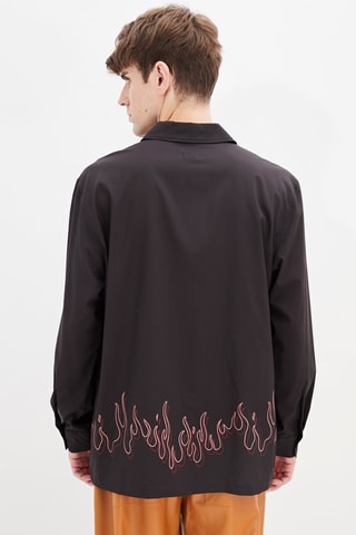 Overhemd Regular Fit Zwart