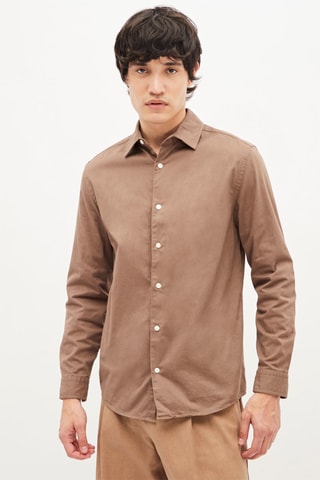 Overhemd - Bruin