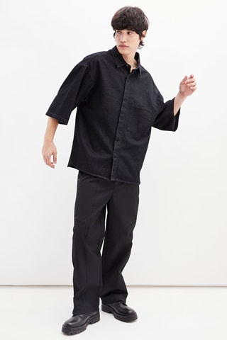 Spijkerblouse - Donkerblauw