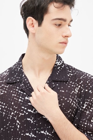 Overhemd Regular Fit Model Zwart